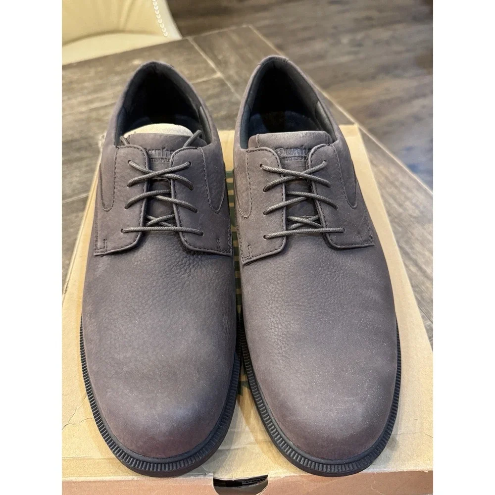 Dunham Jericho Oxfords feature a brown nubuck leather upper Size‎ 15D Waterproof